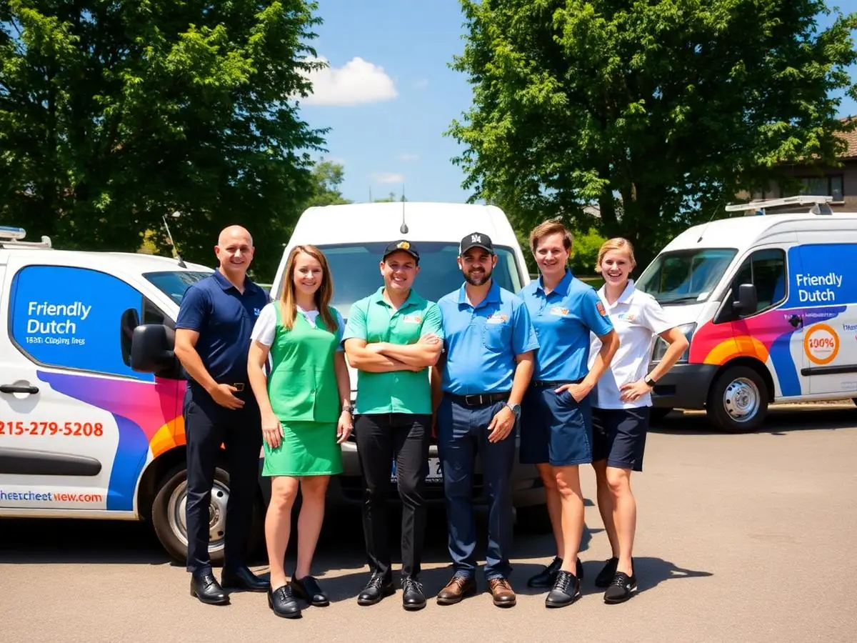 The Triple R cleaning team in Amsterdam